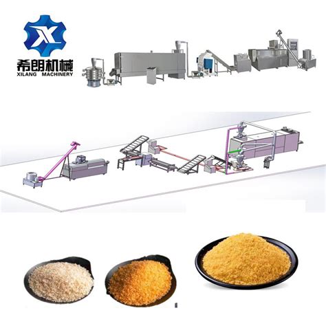 Automatic Food Extruder Equipment Panko Bread Crumb Making Machine