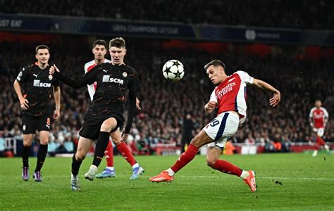 Arsenal Vs Shakhtar Live Champions League Result And Reaction As