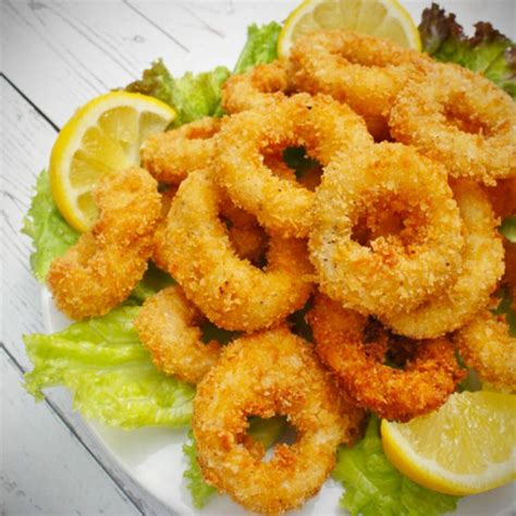 Filipino Calamares Recipe Fried Squid Rings