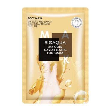 Harga Bioaqua 24K Gold Caviar Elastic Foot Mask 35gr CekList ID