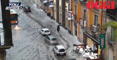 Tempesta Di Grandine A Catania Il Video Impressionante Video