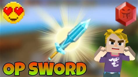 New Powerful Sword In Bedwars Blockman Go Youtube