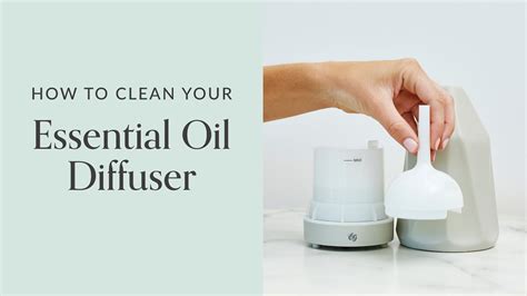 How To Clean Your Essential Oil Diffuser Youtube