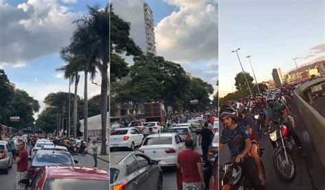 Motoristas de aplicativo protestam contra regulamentação em BH