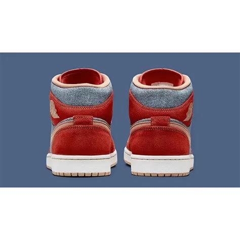 Air Jordan 1 Mid Denim Red Where To Buy Dm4352 600 The Sole Supplier