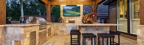 Custom Outdoor Kitchens Design Installation Allied