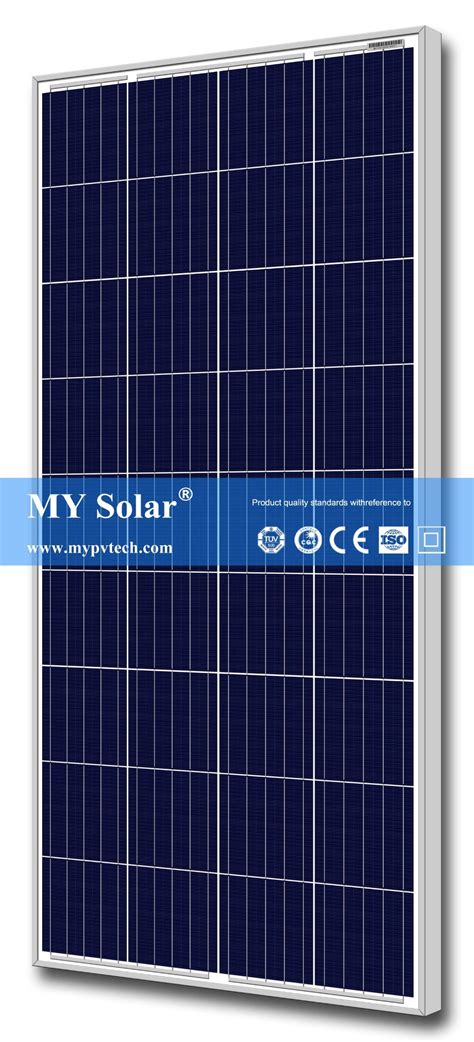 My Solar Poly 36cells 18V 160W Perc Panneaux Solaires Solar Panel And