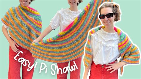 How To Knit A Half Pi Shawl Easy Knitting Pattern Youtube