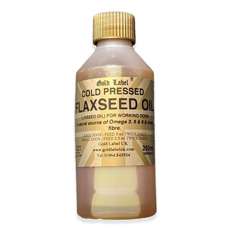 Gold Label Flaxseed Oil Go Raw