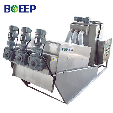 Domestic Sewage Wastewater Treatment Plant Multi Plate Screw Type