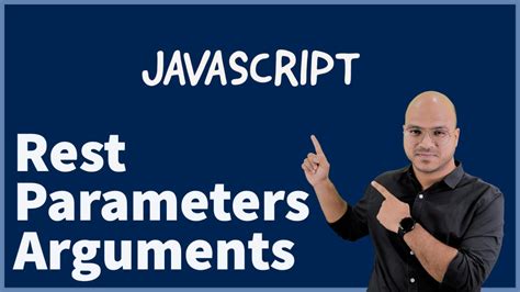 Rest Parameters And Arguments Javascript Youtube