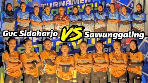 Sawunggaling Vs Gvc Turnamen Bola Voli Putri Gvc Cup Youtube