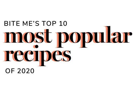 Top 10 Most Popular Recipes Of 2020 — Bite Me More