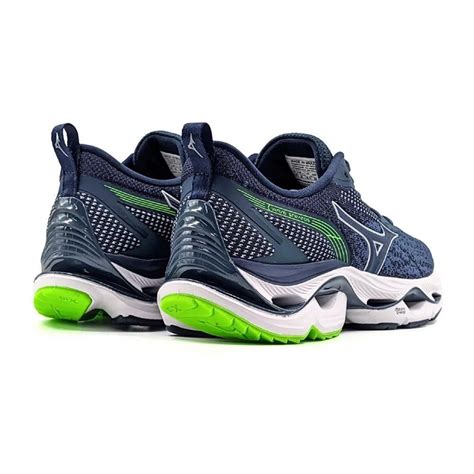 Tênis Mizuno Wave Stratos Masculino Azul