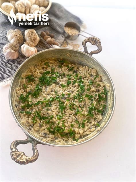 Mantarlı Arpa Şehriyeli Risotto Nefis Yemek Tarifleri