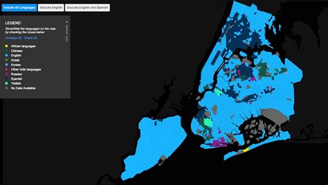 The Languages Of New York City In One Colorful Map