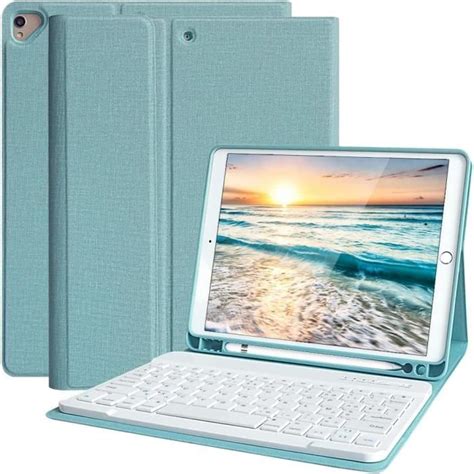 Clavier Bluetooth Pour Ipad Coque 7 8 9Ème Génération Azerty Français