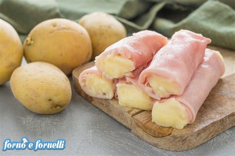 Involtini Di Prosciutto Cotto E Patate Facili E Sfiziosi Forno E