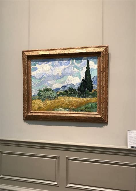 Wheat Field With Cypresses By Vincent Van Gogh In Metropolitan Museum