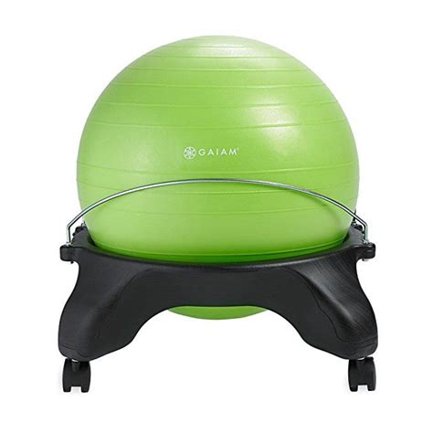 Gaiam Classic Backless Balance Ball Chair Exercise Stability Yoga