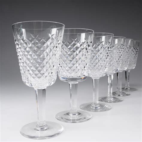 Waterford Crystal Alana Water Goblets Ebth