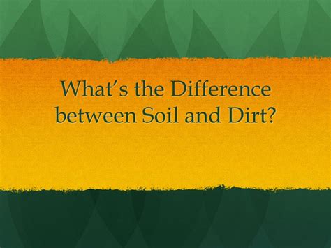 Its More Than Just Dirt Horticultural Science Whats The Difference