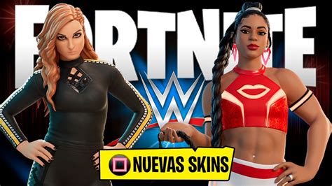 Fortnite Nuevas Skins Wwe 2023 Becky Lynch Y Bianca Belair Youtube