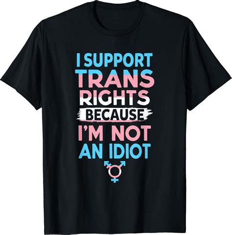 Transgender Ally Trans Pride Flag Support Shirt Lgbt T T