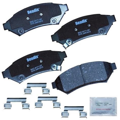 Bendix Premium Copper Free Disc Brake Pad Set CFC1075 The Home Depot