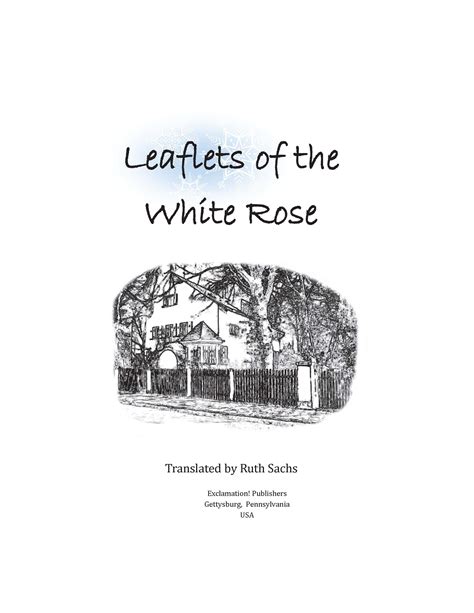 White Rose Leaflets – Exclamation! Publishers