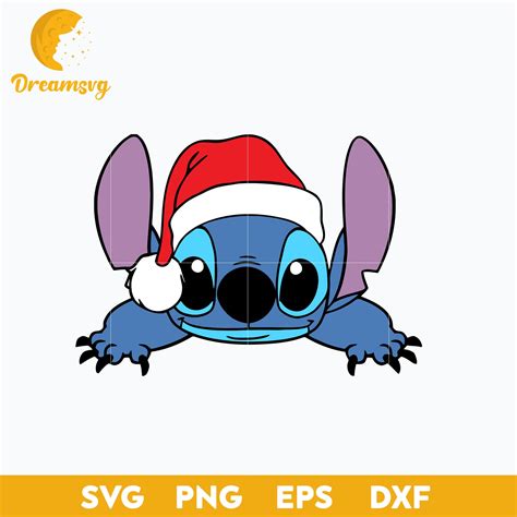 Christmas Stitch Santa Svg Christmas Svg Png Dxf Eps Digital File Dreamsvg Store