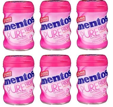 X G Mentos Pure Fresh Tutti Frutti Guma Do Ucia Karton