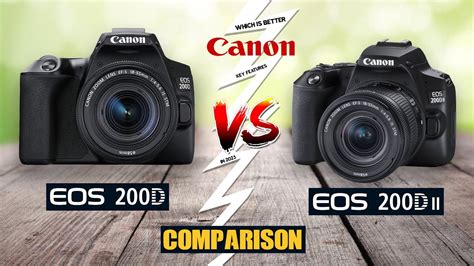 Which Is Better Canon 200D Vs 200D Mark Ii Comparison In 2023 YouTube