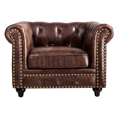 Chesterfield Tufted Arm Chair | At Home