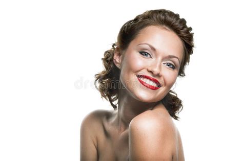 Visage D une Belle Femme Sexy De Brunette Photo stock Image du brune beauté