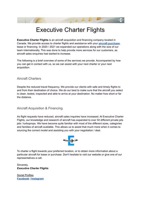 Ppt Executive Charter Flights Company Update Powerpoint Presentation