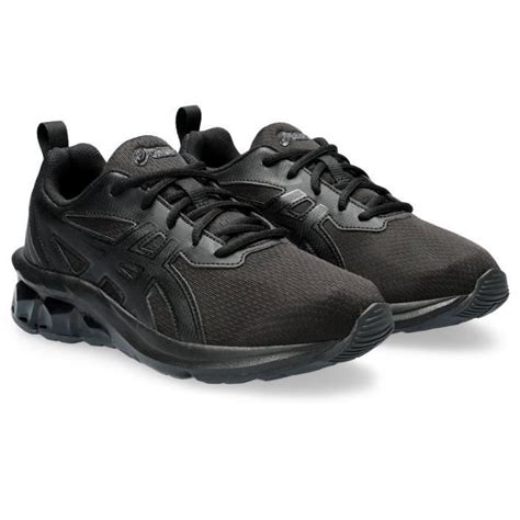 Sneakers Junior Asics Gel Quantum 90 Lacets Noir Cuir Noir