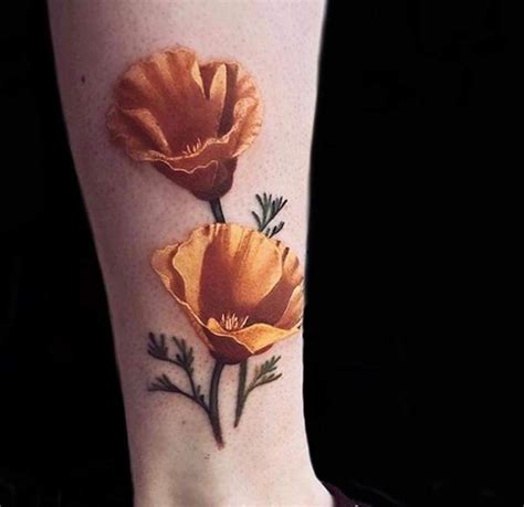 Pin By Droidlicious Diva On Floral Tattoos Poppies Tattoo California Poppy Tattoo Poppy