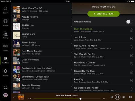 Spotify Brings New Design, Your Music to iPad App - MacStories
