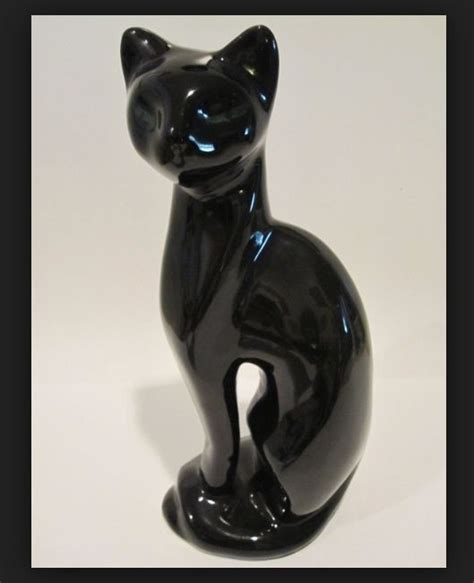 Art Deco Black Cat Vintage Statues Cat Stands Cat Items Love Art Cool Cats Art Deco