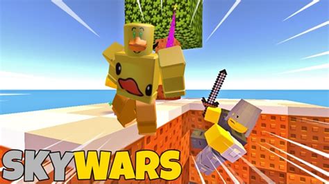 Getting 2 Wins In A Row Roblox Skywars YouTube