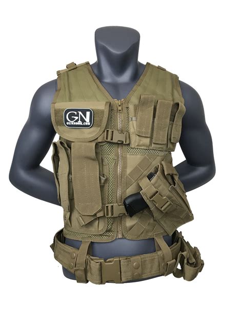 Adult Cross Draw Molle Tactical Vest Gunnook Tactical Llc