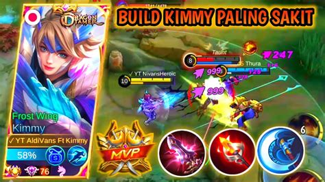 BUILD KIMMY PALING SAKIT 2023 TERBARUGINI NIH KALAU MAIN DI TIER EPIC