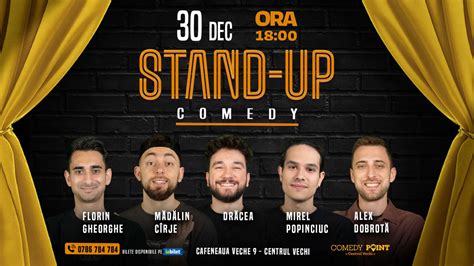 Bilete Comedy Point Stand Up Comedy Cu Dr Cea Popinciuc Florin