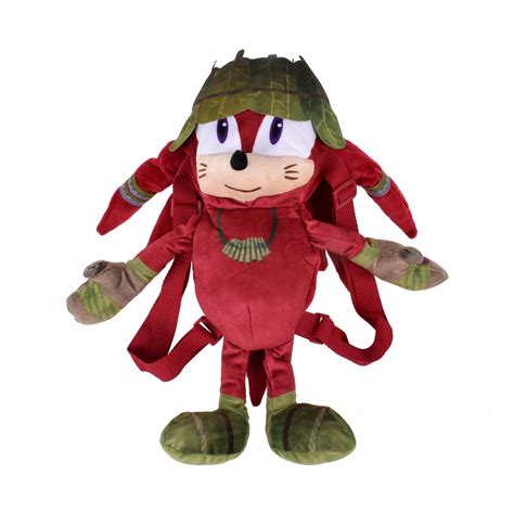 PELUCHE MOCHILA DE 30 CMS SONIC KNUKLES Jugueterías Ansaldo