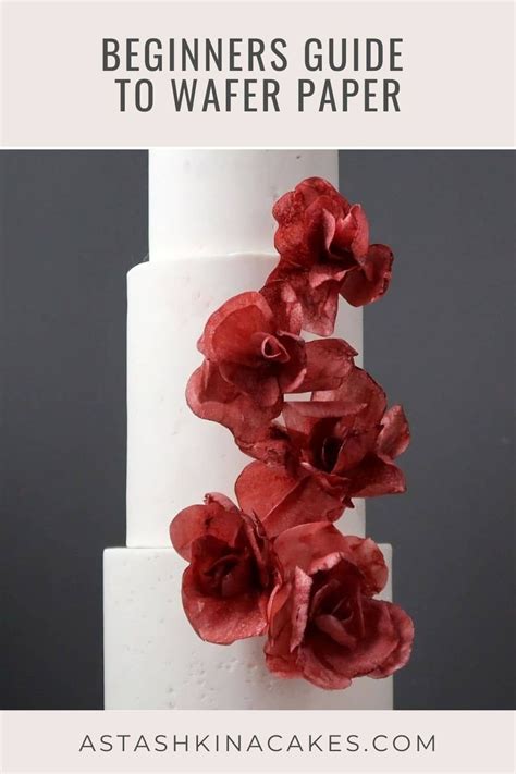 Free Wafer Paper Tutorials And Flower Templates Florea Cakes Wafer Paper Flowers Wafer