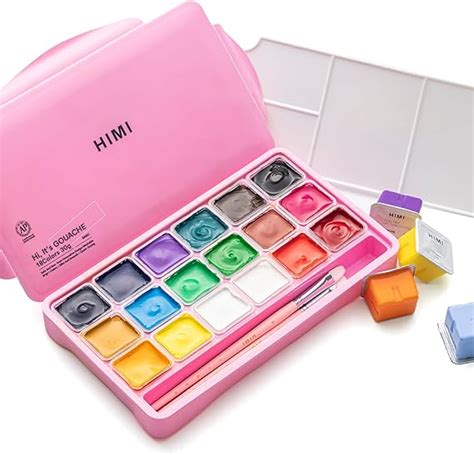 Miya Himi Gouache Paint Set Colors Ml Pc Paint Set Unique Jelly