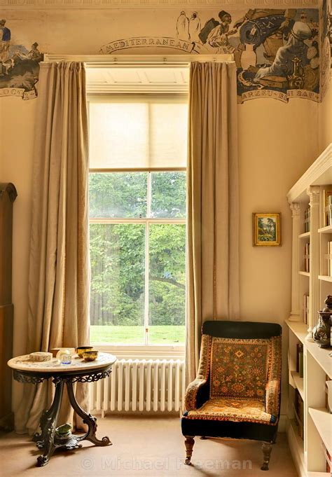 A corner of the library, Greenway, Agatha Christie's summer home in Devon, England. | Georgian ...