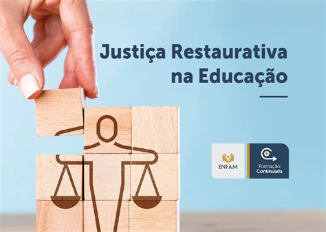 Enfam Realiza Forma O O Tema Justi A Restaurativa Na Educa O Enfam