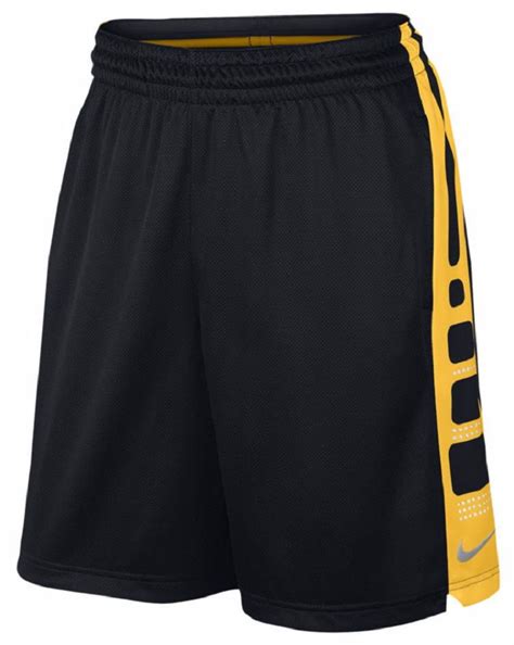 Nike New Nike Hyper Elite Stripe 718378 Black Yellow Dri Fit